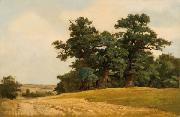 Eugen Ducker Landscape with oaks china oil painting artist